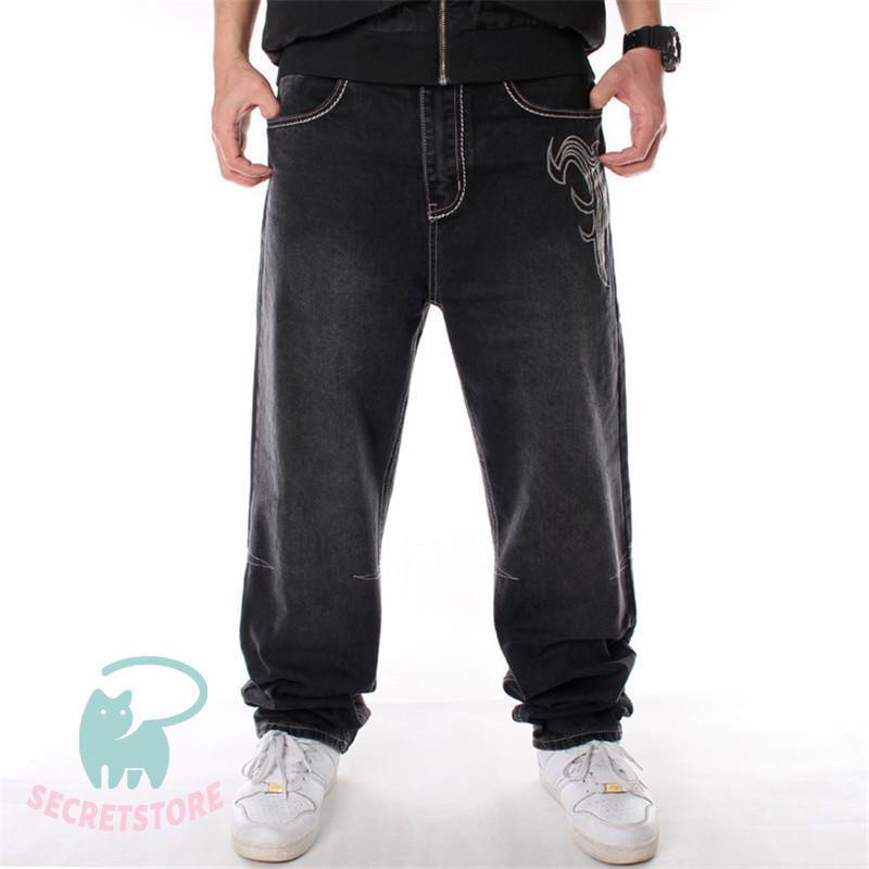 ENYCE〈バギーブラックジーンズ 00s 極太 HIPHOP ストリート〉 極太 ワイドパンツ バギーパンツ メンズ デニム ジーンズ ルーズ