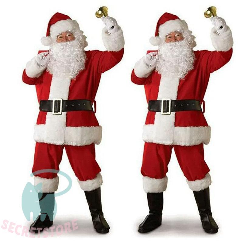 11点セット サンタクロース 男性 クリスマス メンズ コスプレ コスチューム 仮装 衣装 大人 変身 パーティー イベント ギフト 大きいサイズ｜secretstore｜18