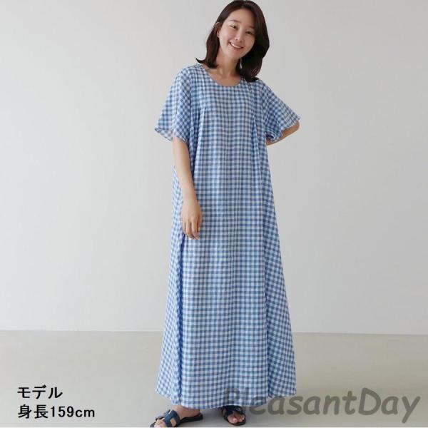 Randy ギンガムドッキングAラインワンピース Randy ギンガムドッキングAラインワンピース - メルカリ