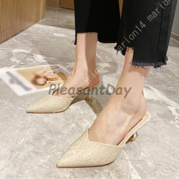 ★未使用★ドルガバ サンダル 37 ミュール シンプル ベルト ピンヒール 楽天市場】ヒール8cm/10cm ポインテッドトゥ ミュールサンダル