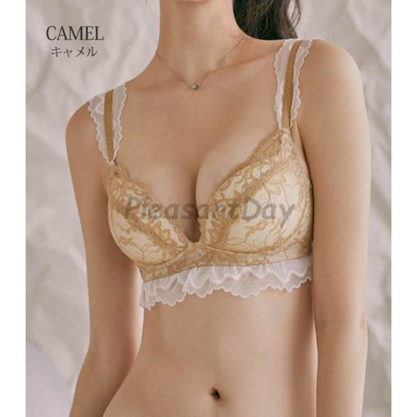 ブラジャー ノンワイヤー ショーツ セット レディース 快適 下着