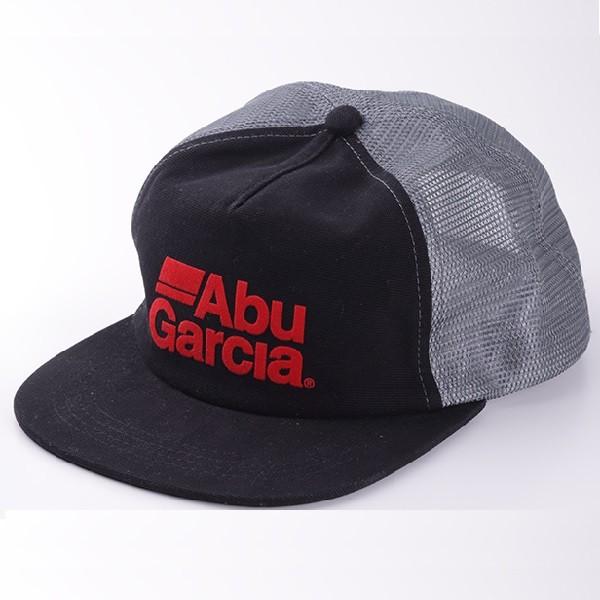アブガルシア（ＡｂｕＧａｒｃｉａ）　フロッキープリントメッシュキャップ　ＢＬＡＣＫ | Abu Garcia