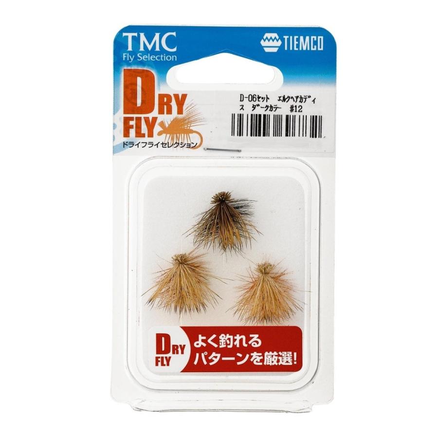 TIEMCO（ティムコ） D−06セット エルクヘアカディス ダークカラー
