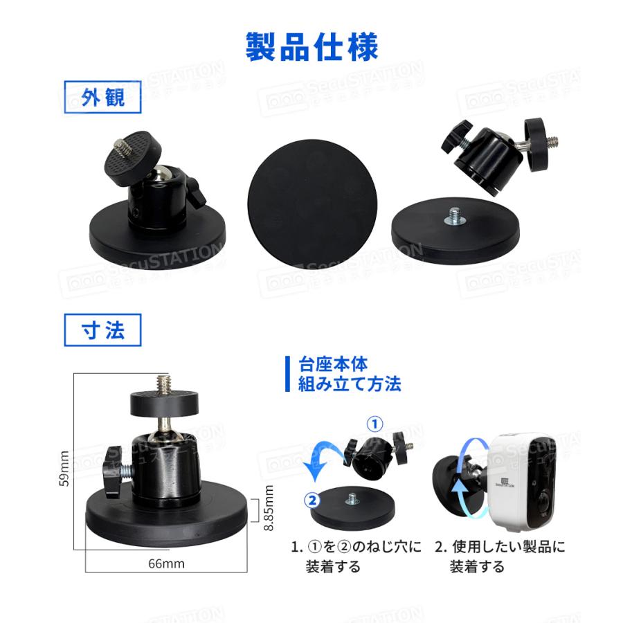 SecuSTATION 見守りカメラ バッテリーカメラ トレイルカメラ ソーラー