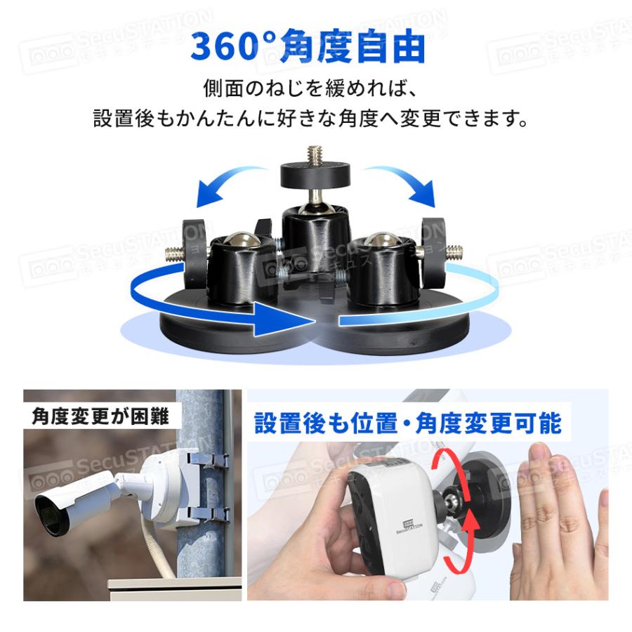 SecuSTATION 見守りカメラ バッテリーカメラ トレイルカメラ ソーラー