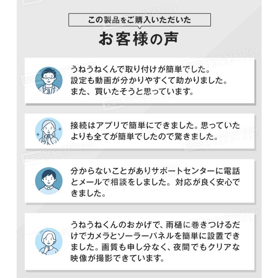 SecuSTATION 【ソーラー+うねうねくん(2本)+SD32GB+ステッカー2