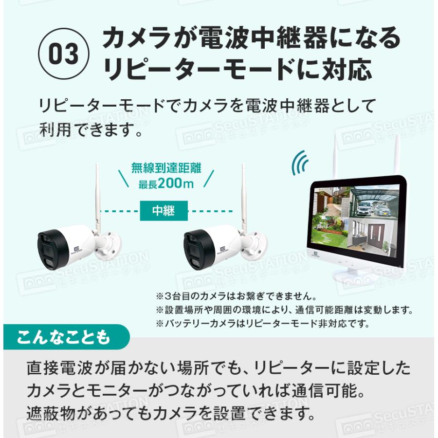SecuSTATION 防犯カメラ 屋外 監視カメラ セット 家庭用 wifi SecuSTATION 防犯カメラ 屋外 監視カメラ セット 家庭用 wifi