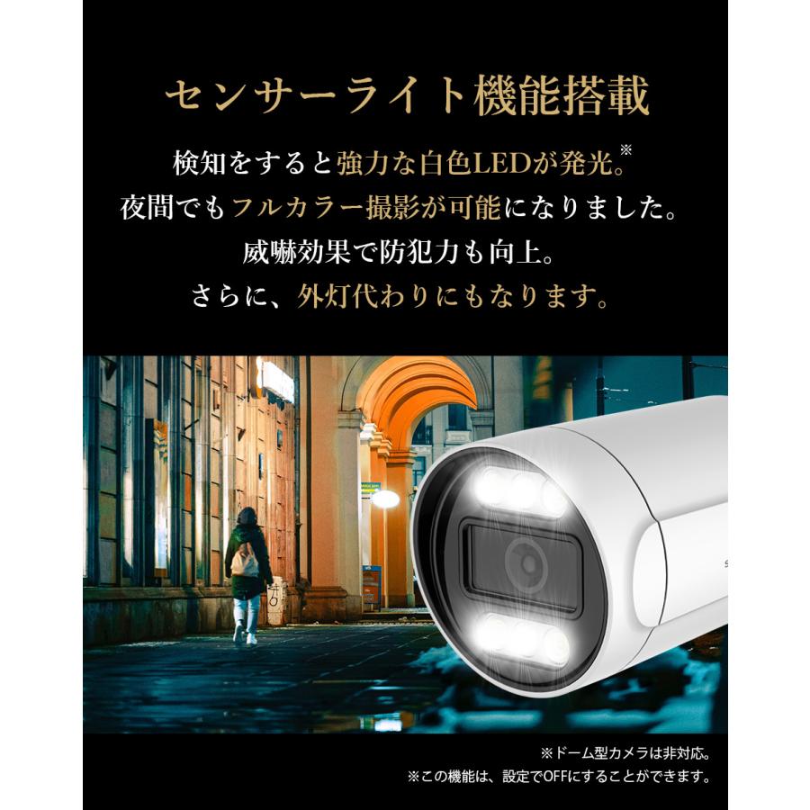 防犯カメラ 録画機 セット  最新 屋外 電源不要 PoE AI検知 800万画素 4K 長期保証 XZ48K｜secu｜14