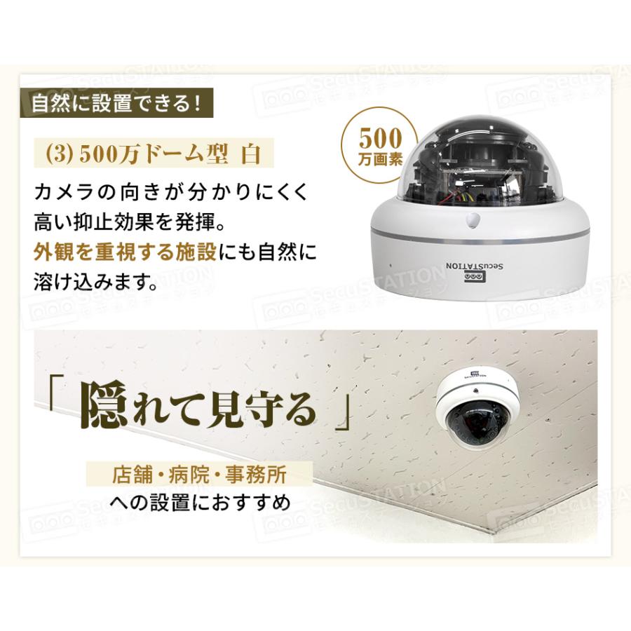 SC-XZ48K　SC-DP35　SecuSTATION　防犯システム防犯カメラ SecuSTATION 防犯カメラ 屋外 セット 家庭用 PoE 赤外線モード