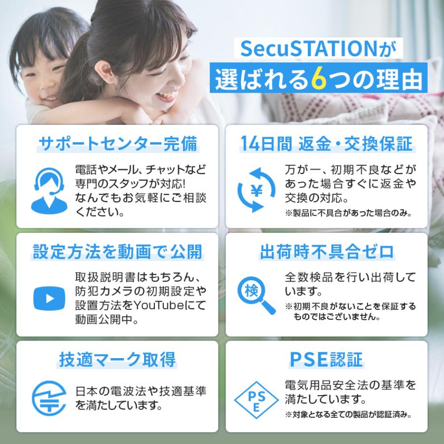 見守りカメラ ペットカメラ ベビーモニター 犬猫 家庭用 スマホ 夜間撮影 高画質 動作検知 屋内カメラ 遠隔操作 ワイヤレス カメまるD DC53(B) 黒 | SecuSTATION | 20