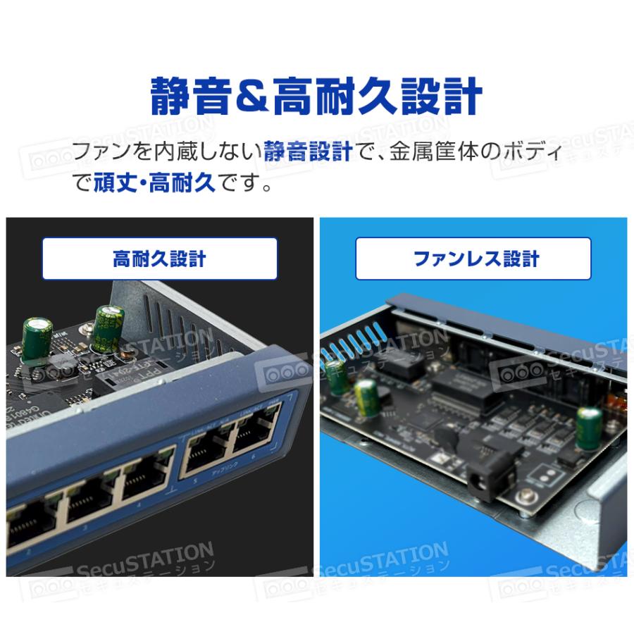 スイッチングハブ PoE給電対応 4/8ポート IEEE802.3af IEEE802.3at