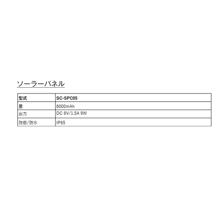 SecuSTATION 【トレイルカメラ専用】防犯カメラ ソーラーパネル 防水