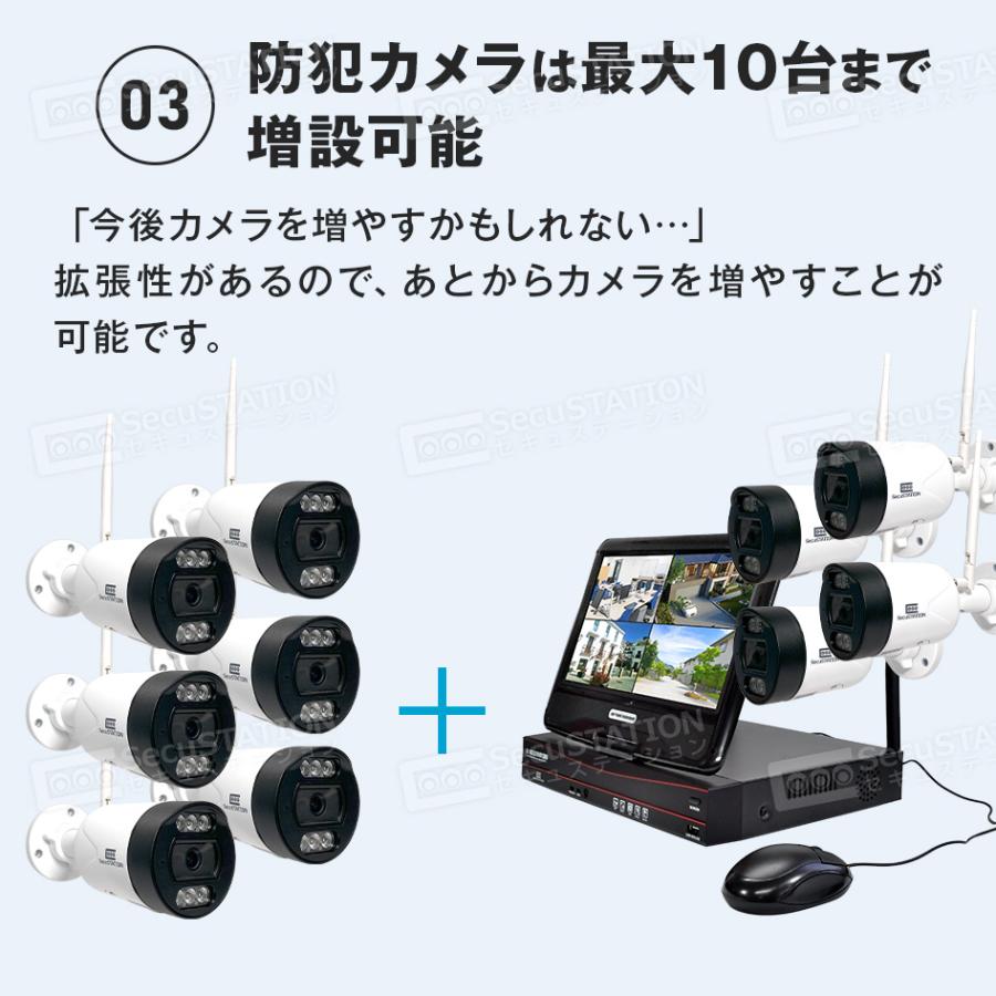 SecuSTATION 防犯カメラ 屋外 セット 家庭用 ワイヤレス wifi SecuSTATION 防犯カメラ 屋外 セット 家庭用 ワイヤレス wifi