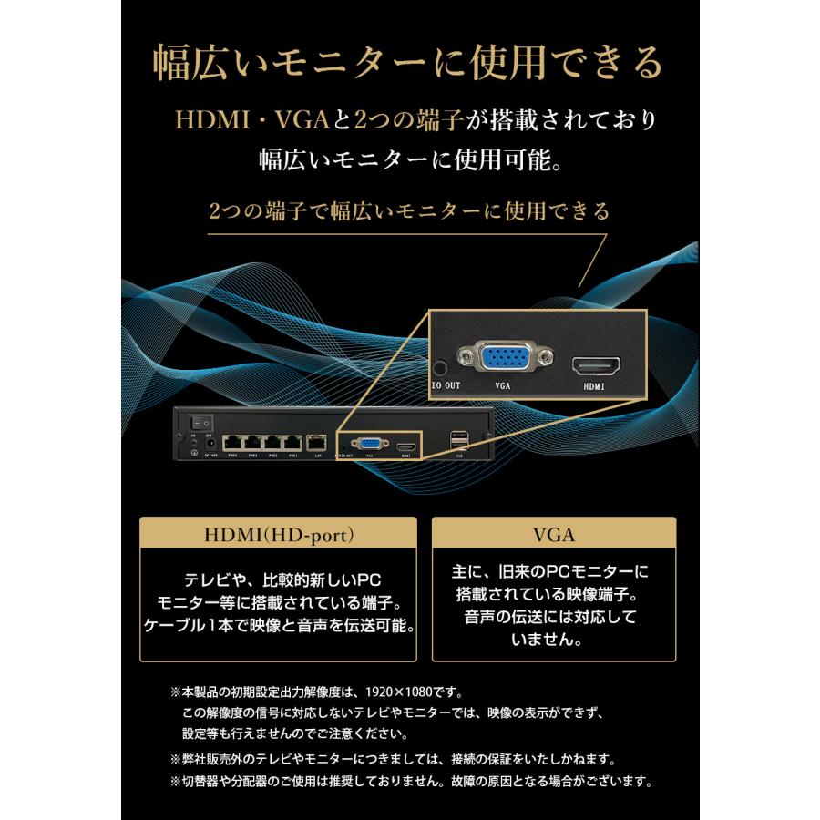 SecuSTATION 【録画装置のみ】 防犯カメラ 録画装置 PoE 4ch SecuSTATION 【録画装置のみ】 防犯カメラ 録画装置 PoE 4ch