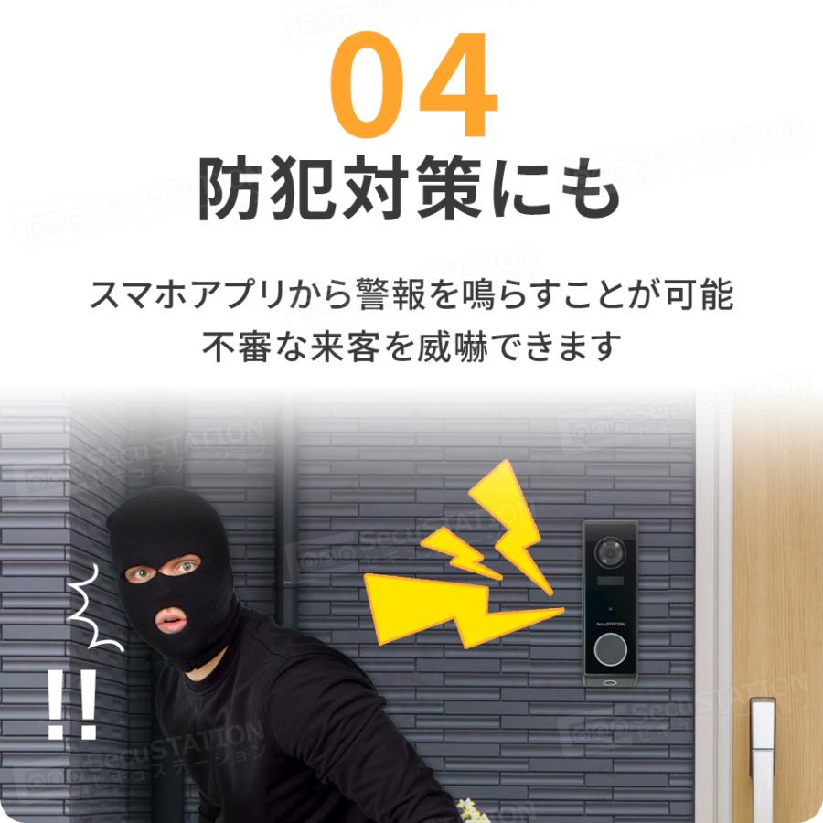 SecuSTATION インターホン ドアホン ワイヤレスチャイム 玄関 ドアベル