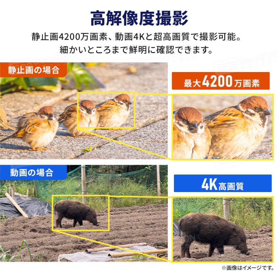 SecuSTATION 防犯カメラ トレイルカメラ 小型カメラ 熊 獣害 家庭用