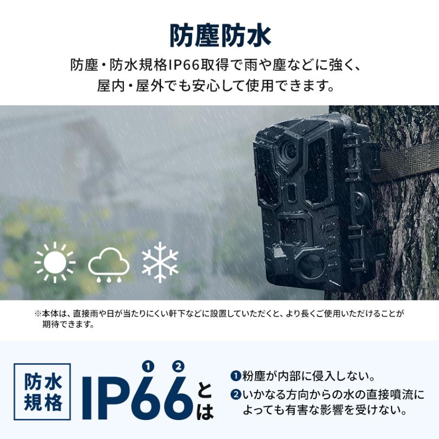 SecuSTATION 防犯カメラ トレイルカメラ 小型カメラ 熊 獣害 家庭用