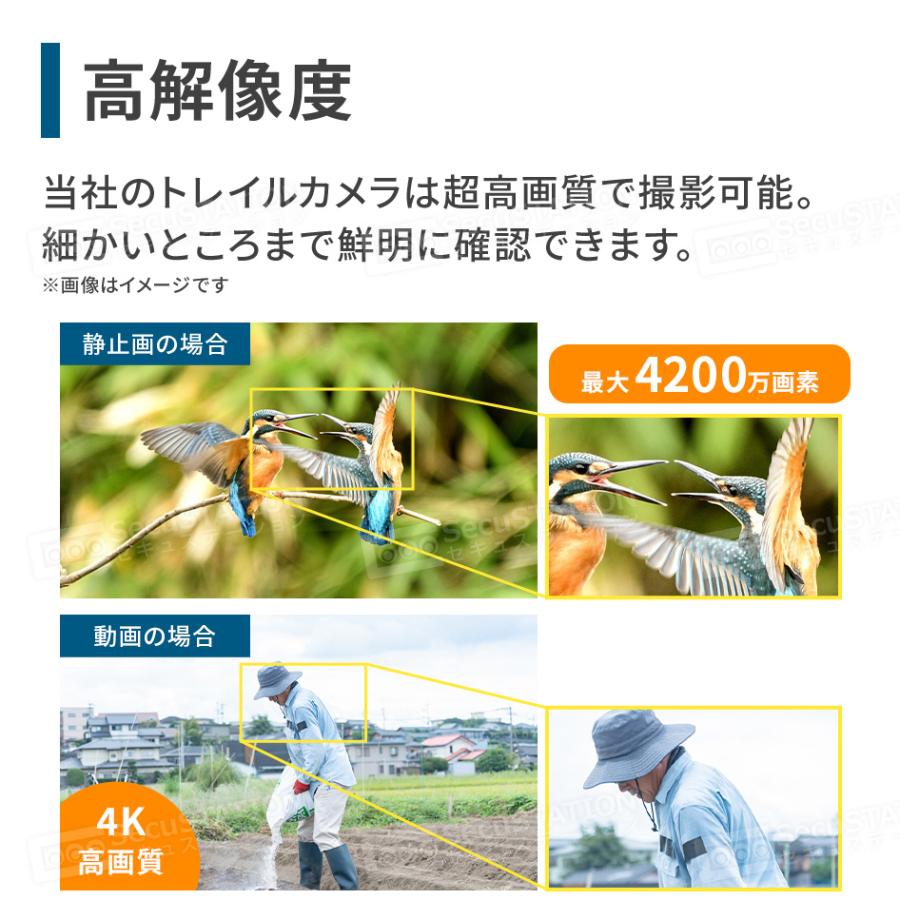 防犯カメラ トレイルカメラ 小型カメラ 熊 獣害 家庭用 屋内 屋外 監視 夜間撮影 スマホ対応 どこでもCAM MW68 | SecuSTATION | 18