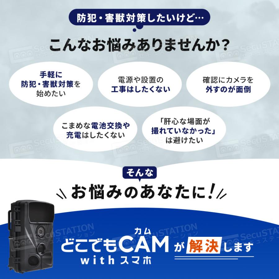 【SC-MW68】超高画質トレイルカメラ SecuSTATION トレイルカメラ APモード対応モデル SC-MW68 防犯カメラ