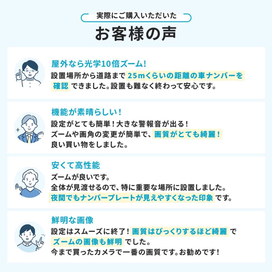 SecuSTATION 防犯カメラ 屋外 家庭用 防犯灯 パンチルト 夜間フルカラー 光学ズーム スマホ 遠隔監視 ワイヤレス セキュガードD ...
