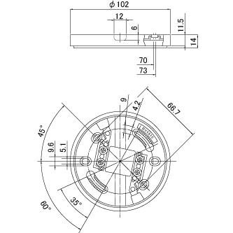 【BV4810】 熱感知器ベース  TAKEX 竹中エンジニアリング |  | 01