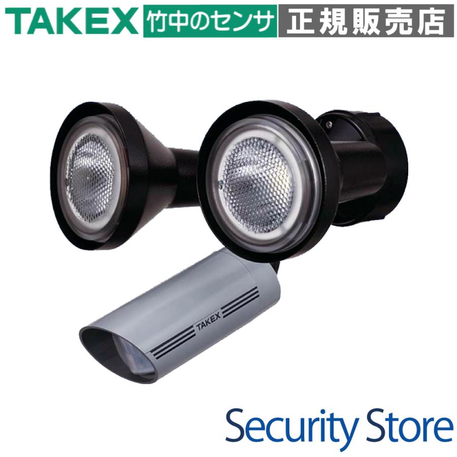 【LCL-102W(G)】 人感・音感ライト 2灯型 立体検知型 外部制御対応 グレー TAKEX 竹中エンジニアリング | 