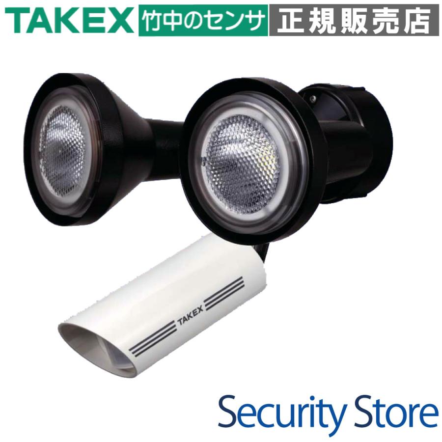 【LCL-102W(W)】 人感・音感ライト 2灯型 立体検知型 外部制御対応 ホワイト TAKEX 竹中エンジニアリング | 