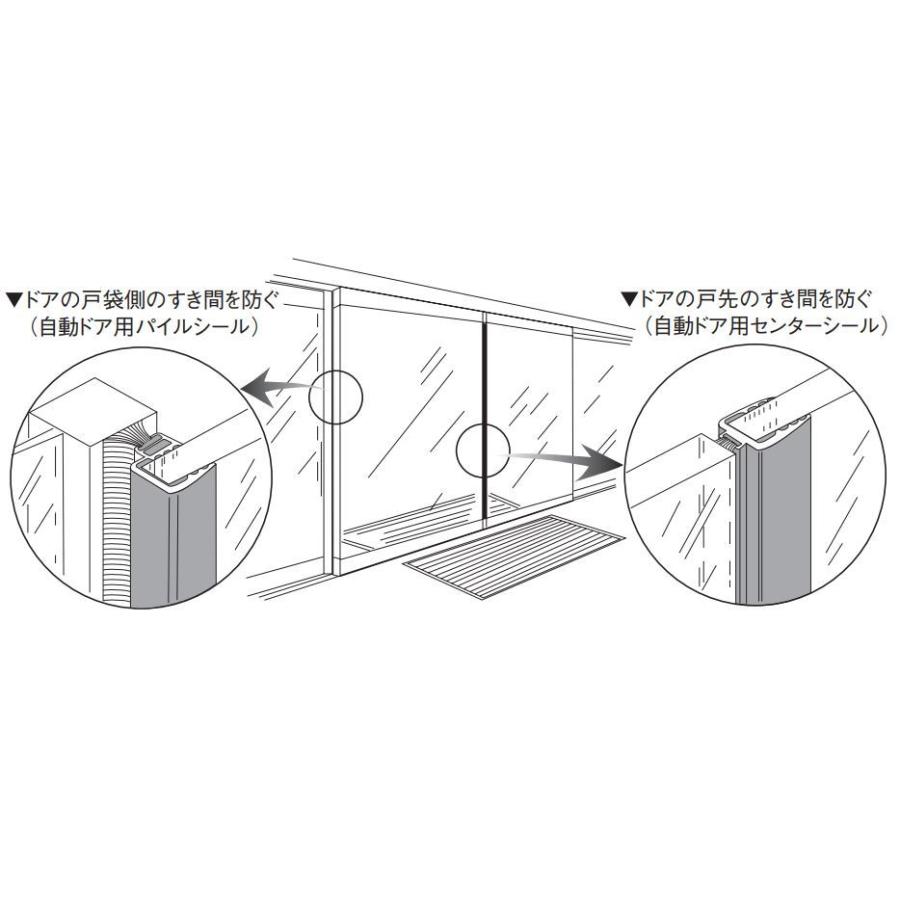 【ADS-R150】 自動ドア用パイルシール レギュラータイプ TAKEX 竹中エンジニアリング |  | 01
