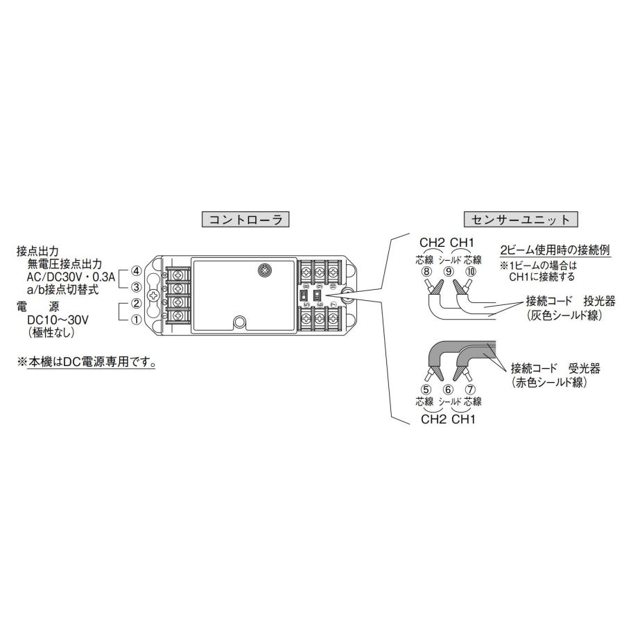 【DS-HC】 ヒーター付赤外線ビームスイッチ コントローラ TAKEX 竹中エンジニアリング |  | 03