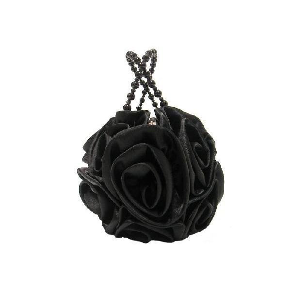 SALE パーティーバッグアクセサリーバッグサテンお花ローズコサージュキラキラビーズミニバックパーティードレス結婚式二次会Ｓｅｄｕｃｅ |  | 03