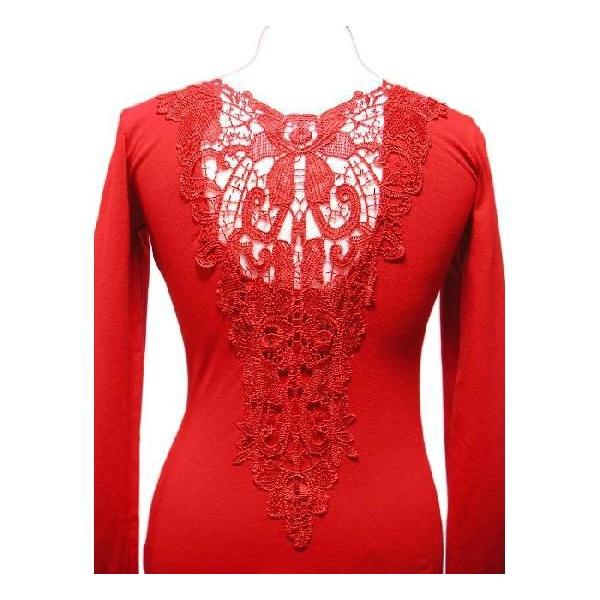 SALE レーストップスカットソー　背中見せ背中バックゴージャスエロカワセクシー　（レッド・パープル・グリーン・ブラック・ブルー） |  | 01