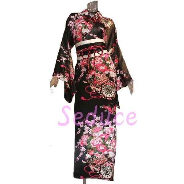 ドレス着物ロングドレス絢爛豪華艶やか浴衣としても！カラオケ大会ショードレス舞台イベントお祭りパーティークラブダンス　レッド ブラック ホワイト・ブルー |  | 02