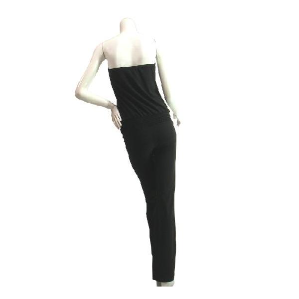 ジャンプスーツキャットスーツベアトップパンツスーツクラブウェアカジュアルテイストブラック黒色LASeduce |  | 04