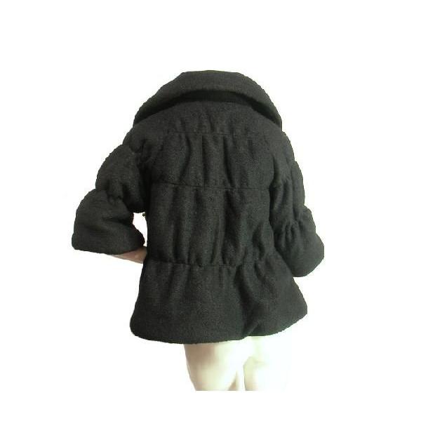 七分袖ベルスリーブくるくるモールツイードジャケットボリューム立ち襟豪華ブラックチャコールグレーＳｅｄｕｃｅ |  | 04