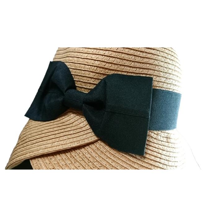 つば広帽子つば大女優帽カントリーバックリボン付き頭周り大きさ調節可能少し大きめＳｅｄｕｃｅ |  | 05