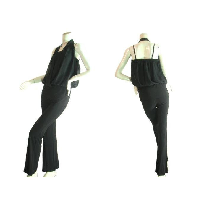 ホルターネックセットアップパンツスーツブラック黒　フォーマルパーティーダンスクラブウェアーＳｅｄｕｃｅ |  | 02
