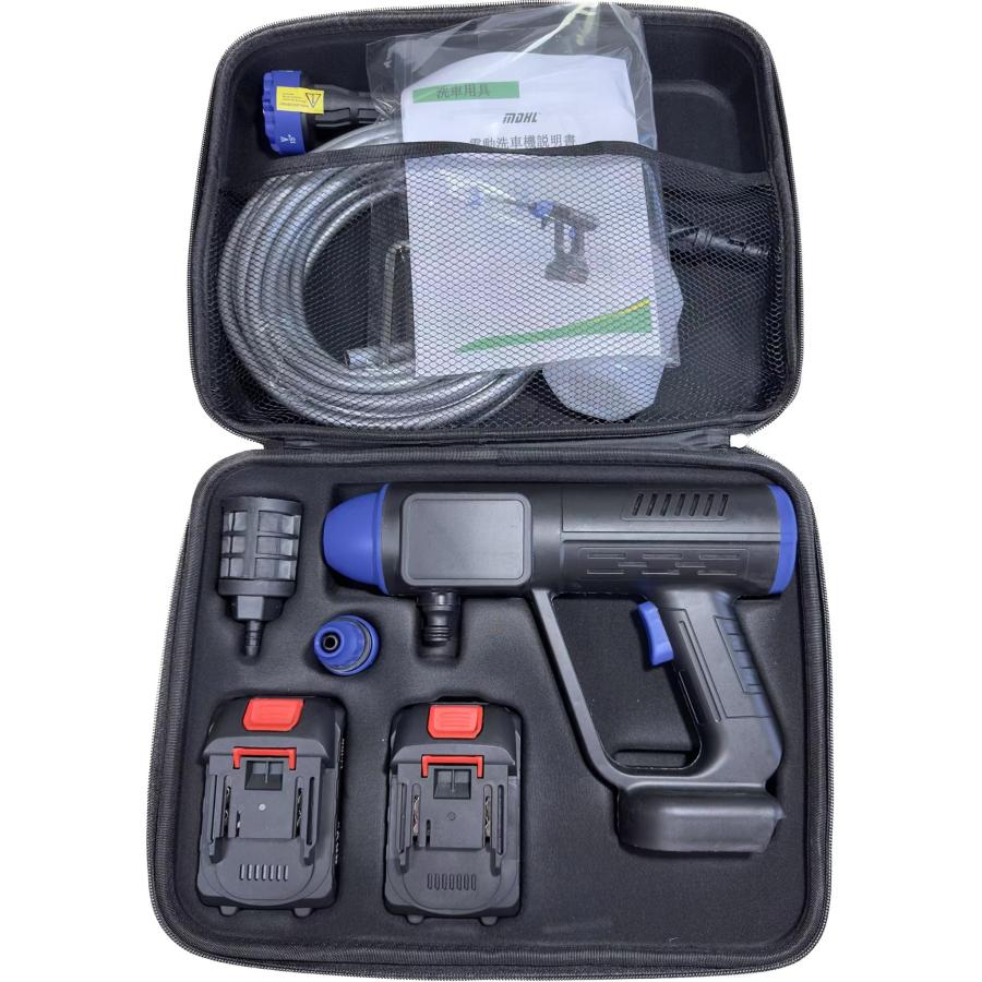 新品同様 高圧洗浄機 コードレス 充電式 水圧洗浄機 家庭用 洗車 6MPa