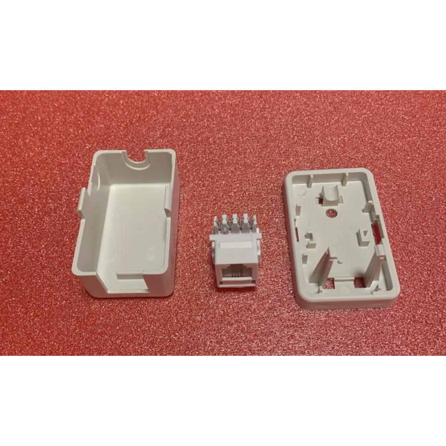 1回路6極4芯電話モジュラージャックkit : 通信情報機器シード - 通販