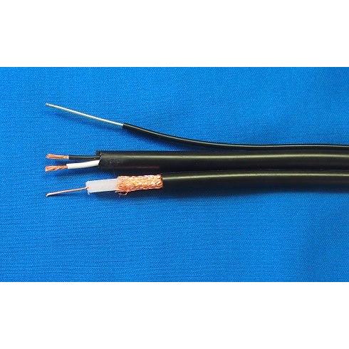 5C2V 同軸ケーブル + 電源線 支持線 100m : 通信情報機器シード - 通販