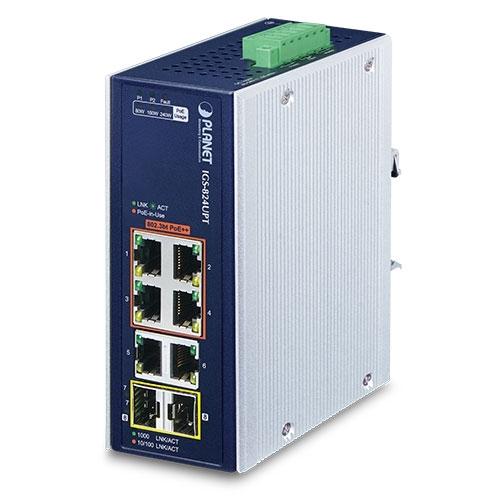 産業用4 ポート 10 100 1000t 802 3bt Poe 2 ポート 10 100 1000t 2ポート100 1000xsfpギガビットイーサネットスイッチ Igs 4upt 通信情報機器シード 通販 Yahoo ショッピング