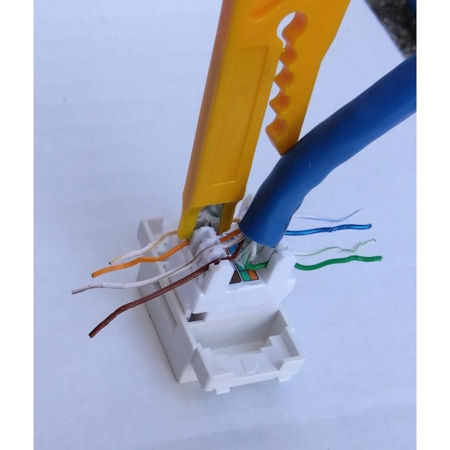 Cat.6A 埋込LANモジュラージャック 110タイプ : 通信情報機器シード