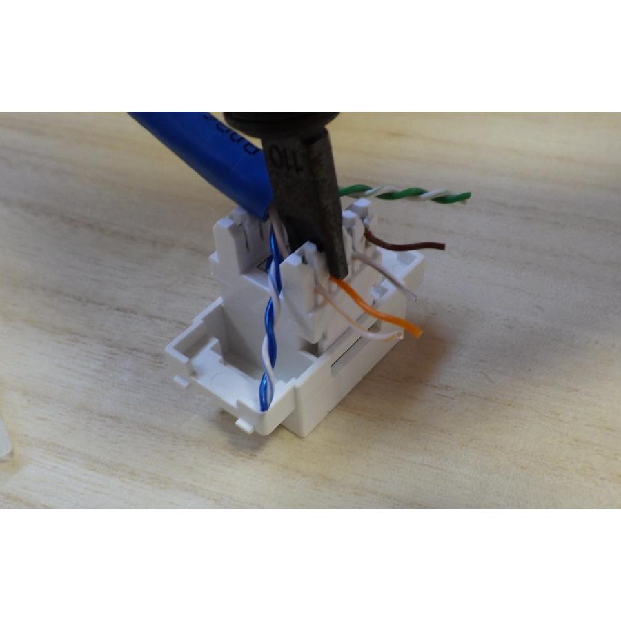 Cat.6A 埋込LANモジュラージャック 110タイプ : 通信情報機器シード
