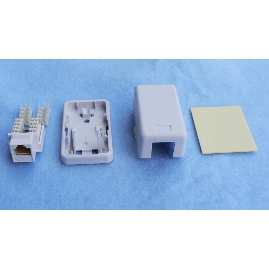 LAN モジュラージャック ボックス CAT.5E : 通信情報機器シード