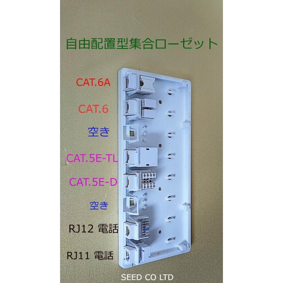 2ポート集合ローゼットケース : 通信情報機器シード - 通販 - Yahoo