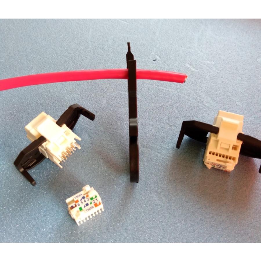 3M 専用工具不要 CAT.6 UTP 埋込モジュラージャック VOL-OCK6-U8 壁