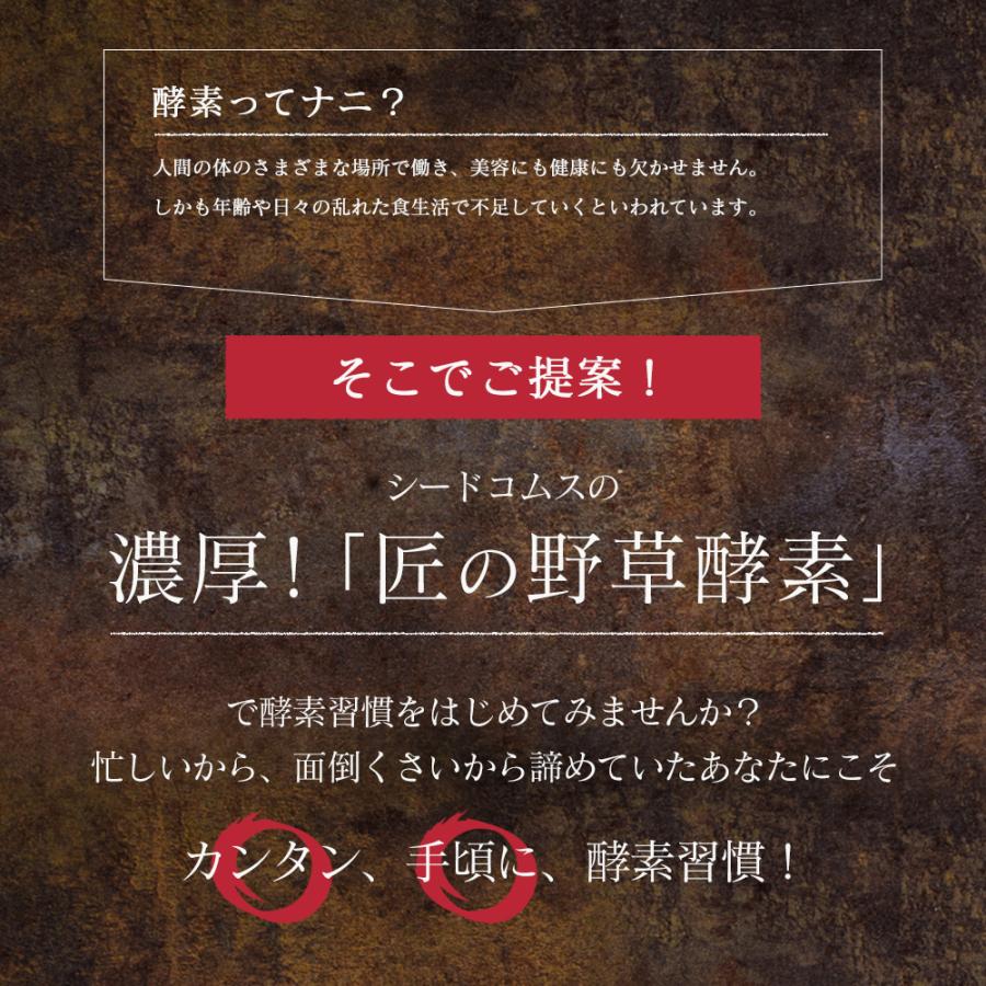 seedcoms（シードコムス） サプリ サプリメント 匠の野草酵素 約3ヵ月