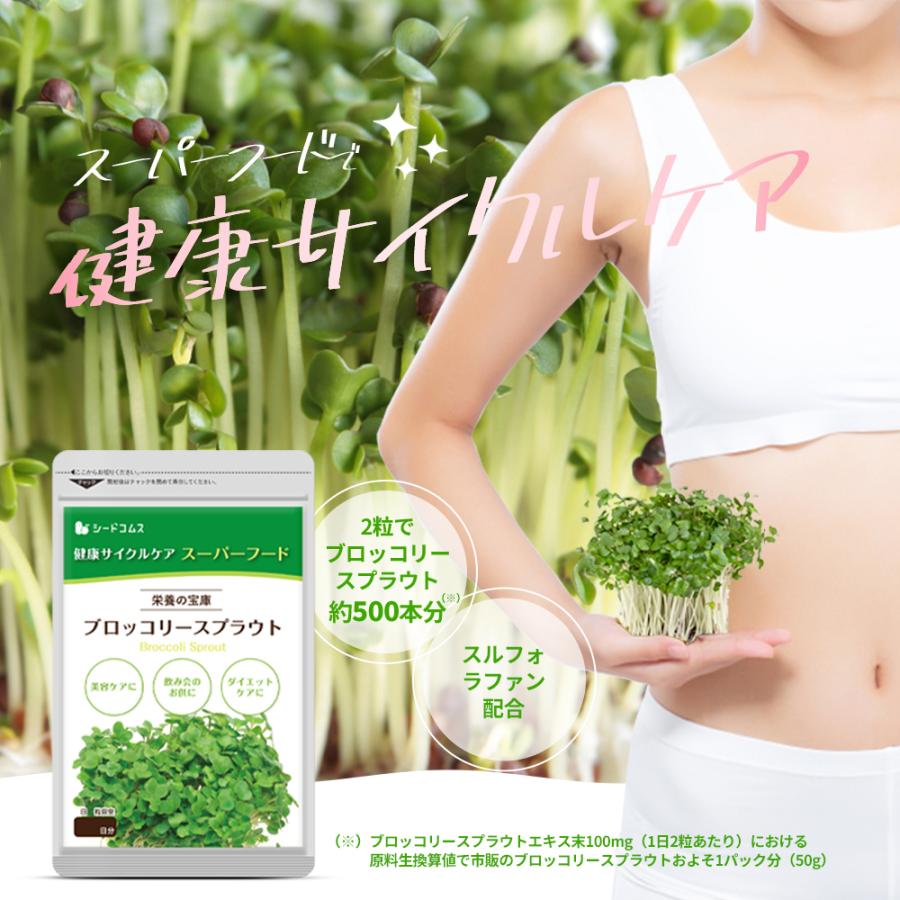 【8袋@1075 計8600】ブロッコリースプラウト●シードコムス●24ヶ月 seedcoms（シードコムス） ブロッコリースプラウト サプリ
