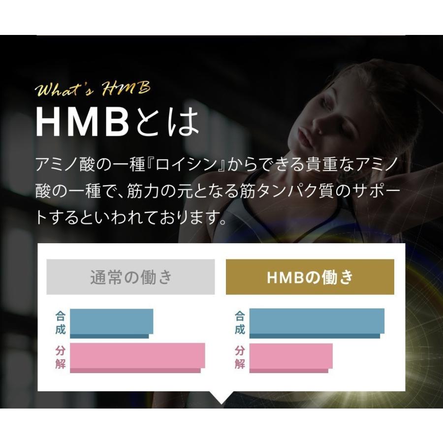 1日3000mgのHMBを高配合 HMBカルシウム+必須アミノ酸EAA配合 約3