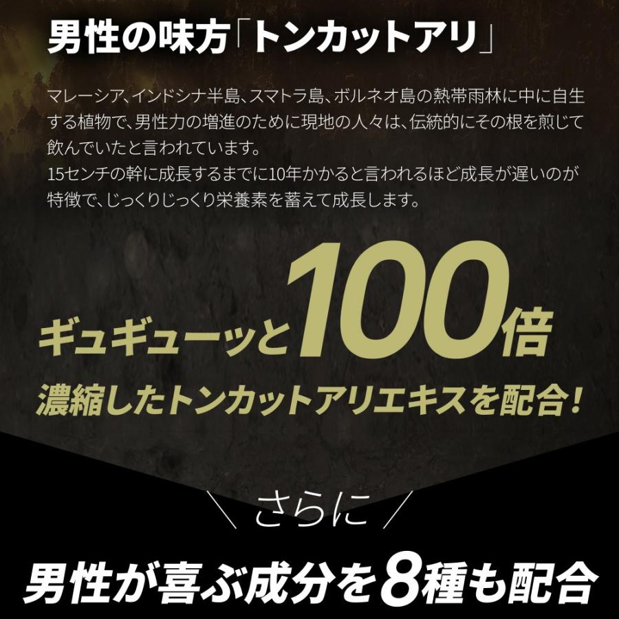 20倍濃縮マカ+100倍濃縮トンカットアリ配合 キングパワー 約12ヵ月分 亜鉛 すっぽん アルギニン シトルリン サプリ サプリメント｜seedcoms｜10