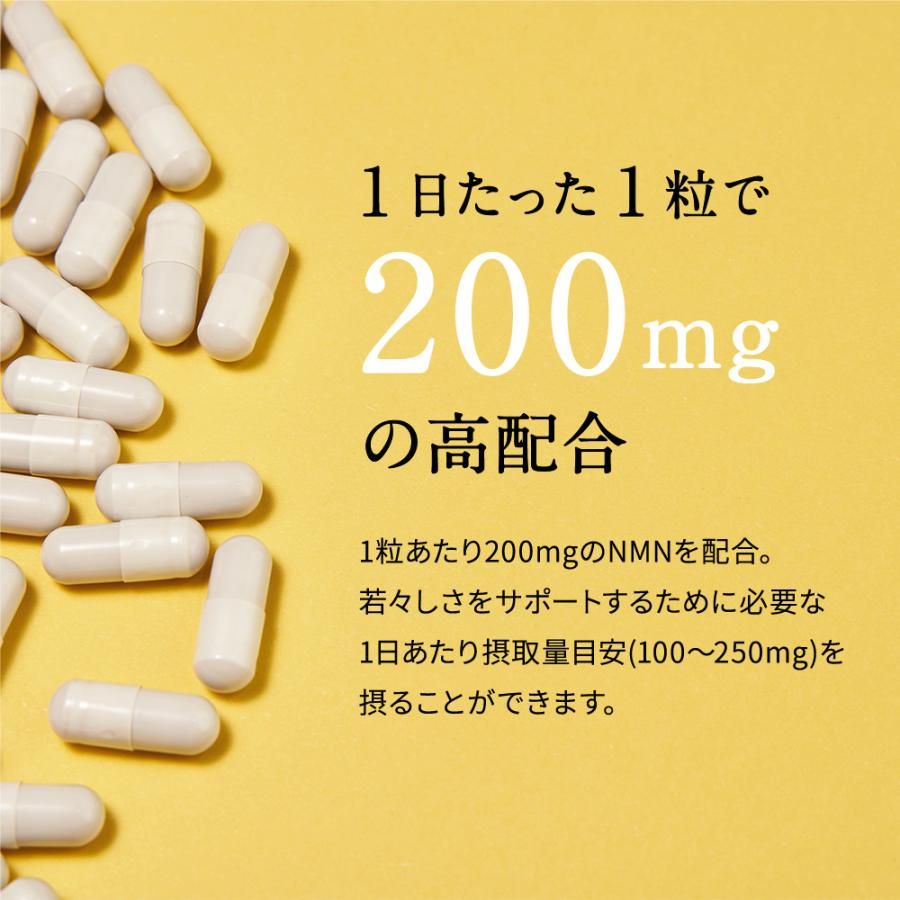 今だけ2380円 NMN サプリ 約1ヵ月分 nmn 日本製造 純度100％ NMN6 